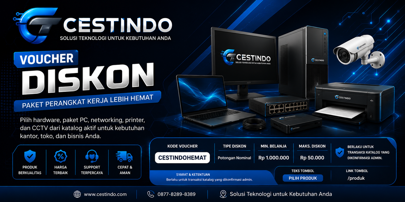 Banner Paket perangkat kerja lebih hemat